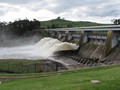 ...Scrivener Dam at full tilt...