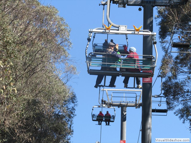 On the way up from Thredbo